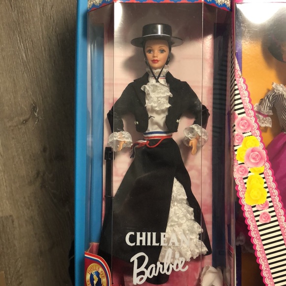 3 never taken out of boxes- Barbies! Around the world! French, Russian,Chilean - Picture 2 of 7